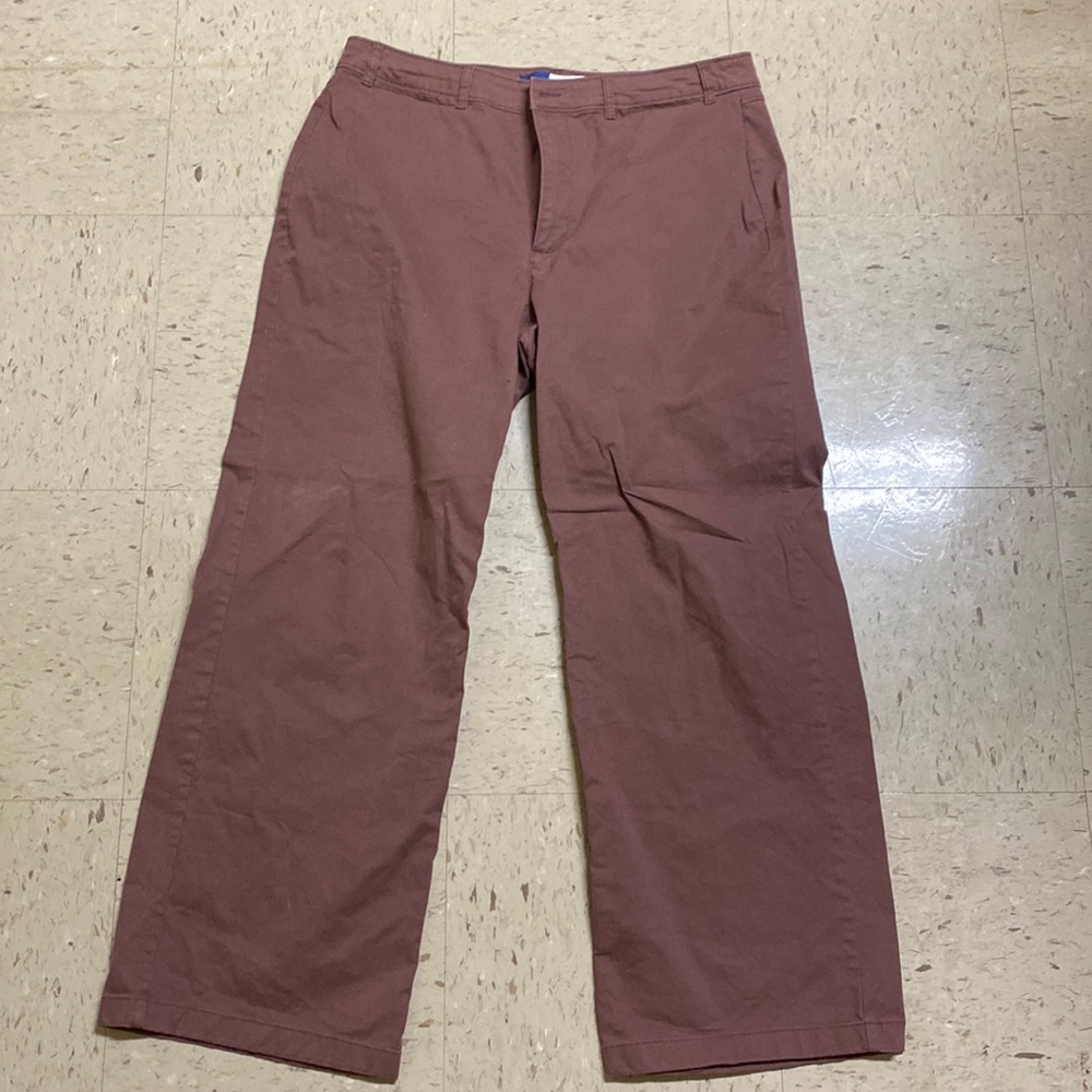 High Waisted, Wide Leg Slacks